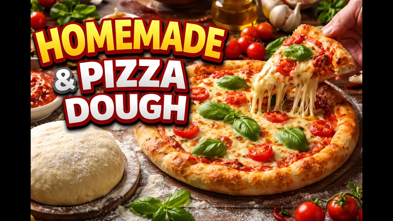 Homemade Pizza & Pizza Dough By Traditional Dishes