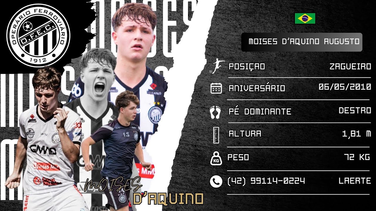 HIGHLIGHTS: Moises D'aquino - Zagueiro - Destro - 2010