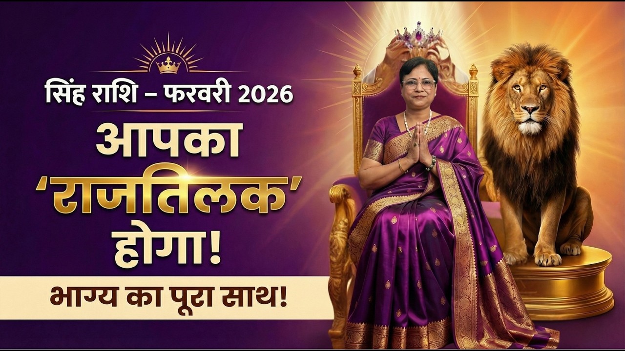 Singh Rashi February 2026 Rashifal | सिंह राशि फरवरी 2026 राशिफल | Leo Monthly Horoscope