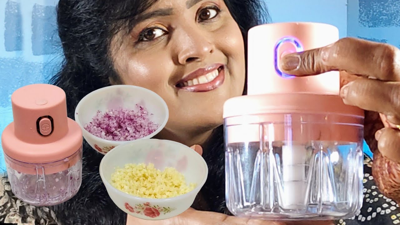Honest Review Of Electric Mini Garlic Chopper Wireless Food Chopper || Mini Chopper