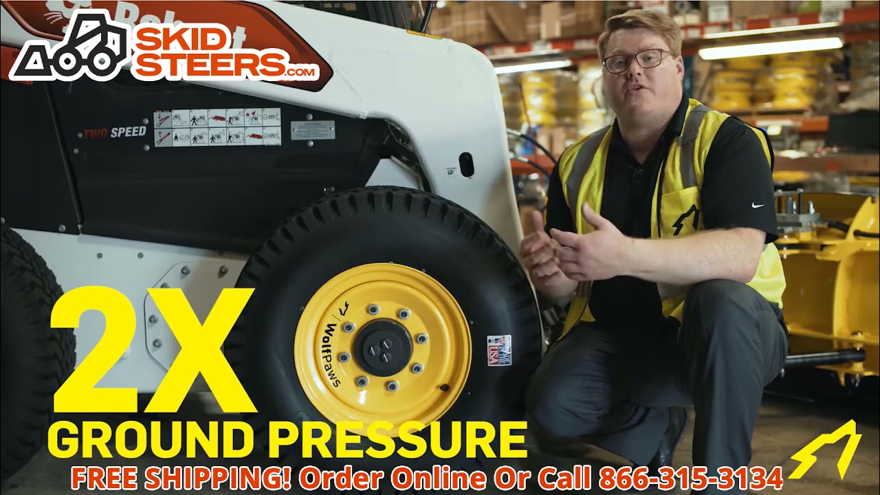 Wolf Paw Skid Steer Snow Tires | Best Winter Traction Tires for Snow Removal