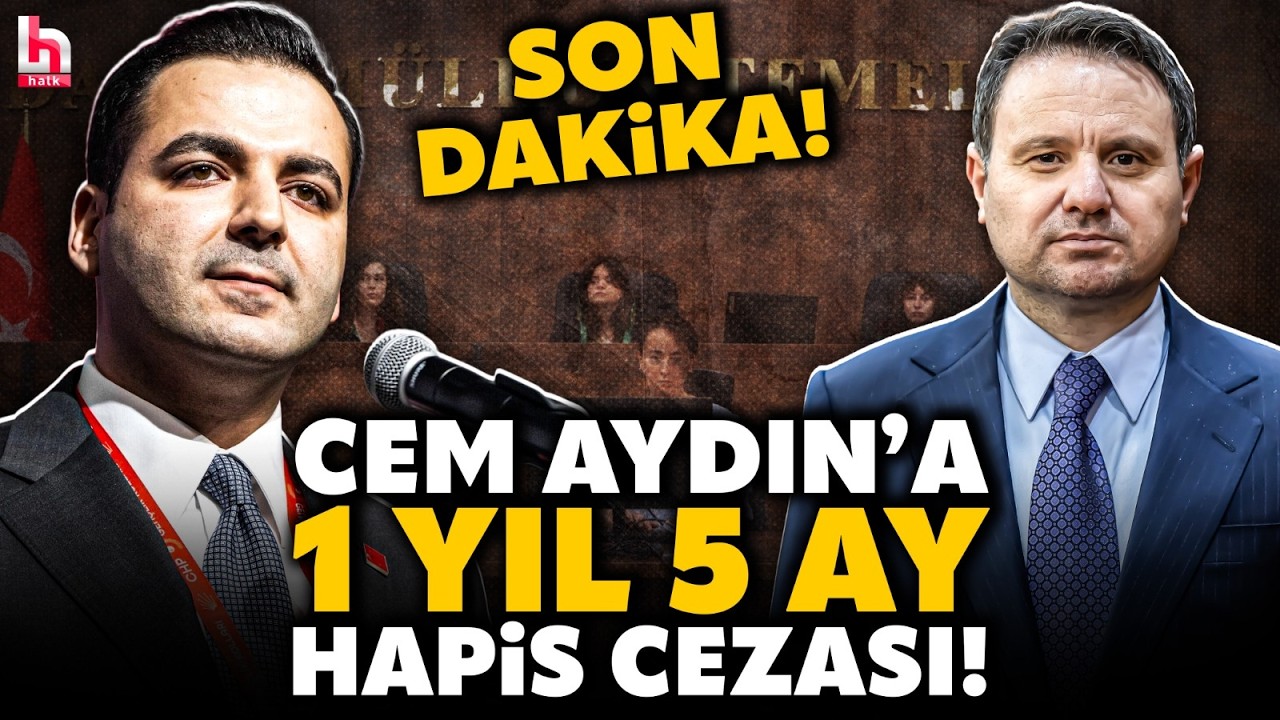 SON DAKİKA! CHP Gençlik Kolları Başkanı Cem Aydın'a Akın Gürlek'e hakaretten şok ceza!