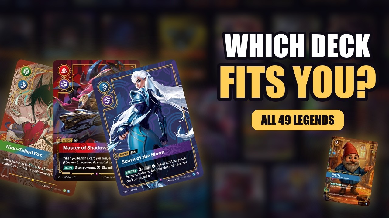 Which Riftbound Deck Best Fits YOU? ⭐All Legends⭐ (MASTER GUIDE)