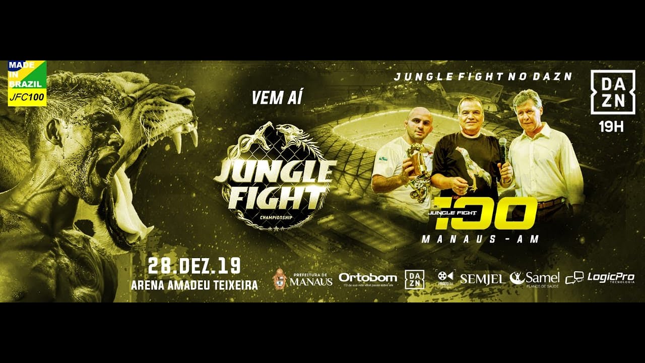 AO VIVO | JUNGLE FIGHT 100 | EVENTO COMPLETO
