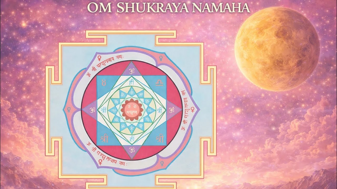 Мантра ВЕНЕРЕ 108 раз. Venus Mantra 108 times. Om Shukraya Namaha