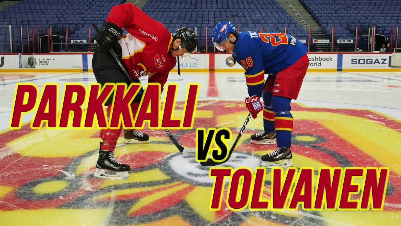 HOCKEY CHALLENGE: JAAKKO PARKKALI VS EELI TOLVANEN