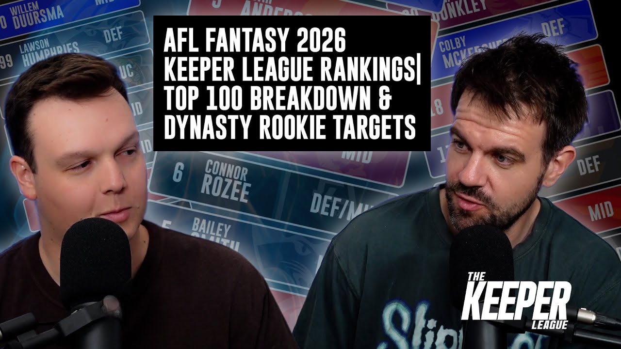 AFL Fantasy 2026 Keeper League Rankings | Top 100 Breakdown & Dynasty Rookie Targets