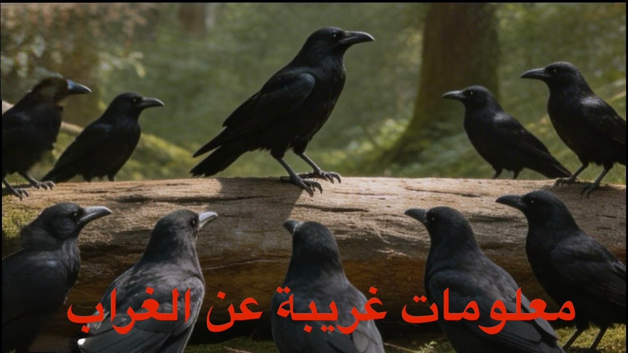 الغراب أذكى طيور الطبيعة… ومحاكمه الغامضة 😨😨