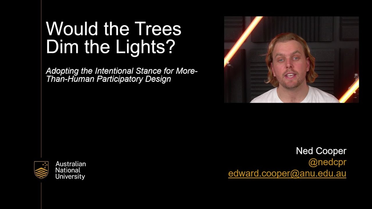 EP12: Would the Trees Dim the Lights? Adopting the Intentional: Stance for More-Than-Human PD