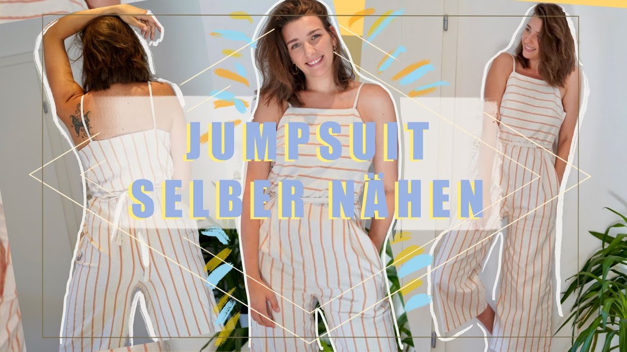 Jumpsuit im Culotte Style selber nähen - ohne Schnittmuster! DIY - Just sew it #2