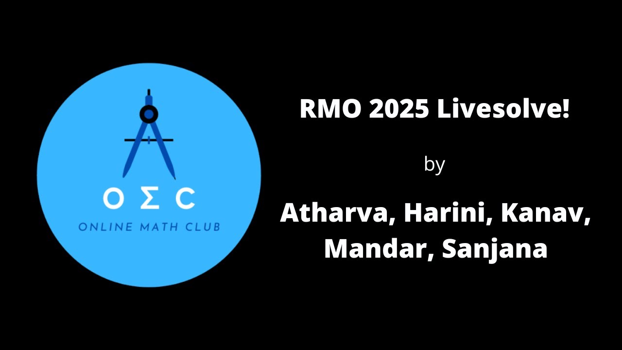RMO 2025 Livesolve with INMO Awardees