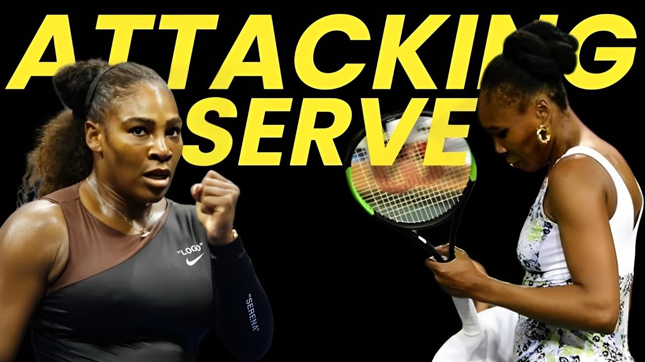 Serena Williams Attacking Venus William's Serve | SERENA WILLIAMS FANS