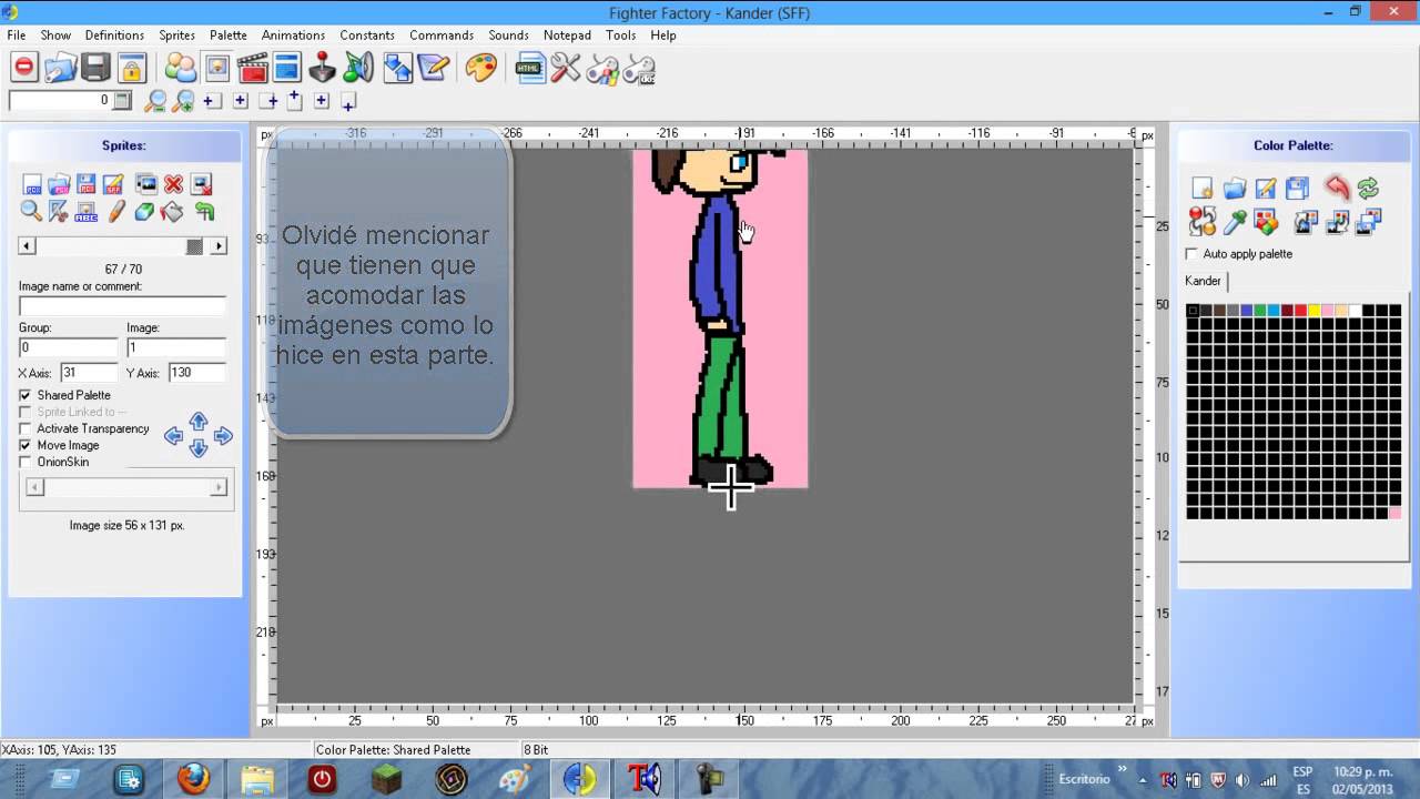 Fighter Factory   Crear un char para MUGEN   Parte 23