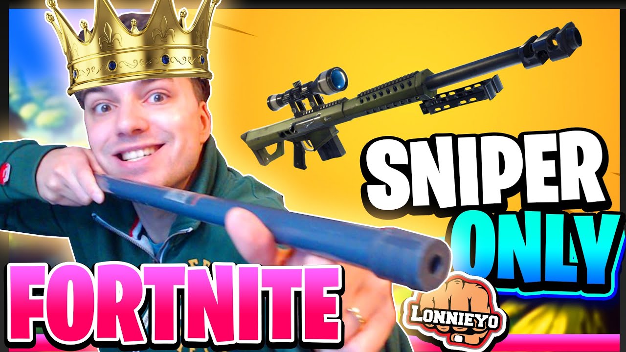 Sniper Only Challenge - Fortnite but it&acute;s IMPOSSIBLY Hard