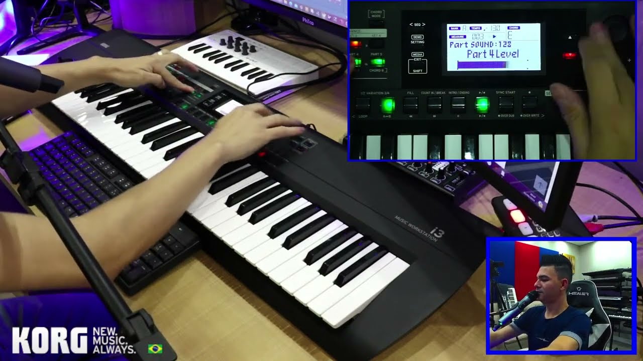 Primeiras Impressões -  Korg i3 MUSIC WORKSTATION - By Thyago Rybeiro