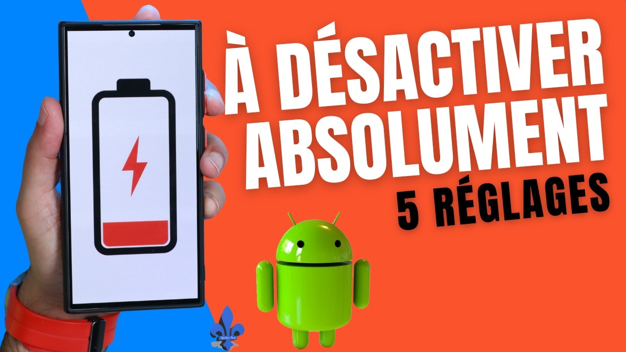 Ces 5 r&eacute;glages Android d&eacute;truisent votre batterie. Corrigez &ccedil;a maintenant