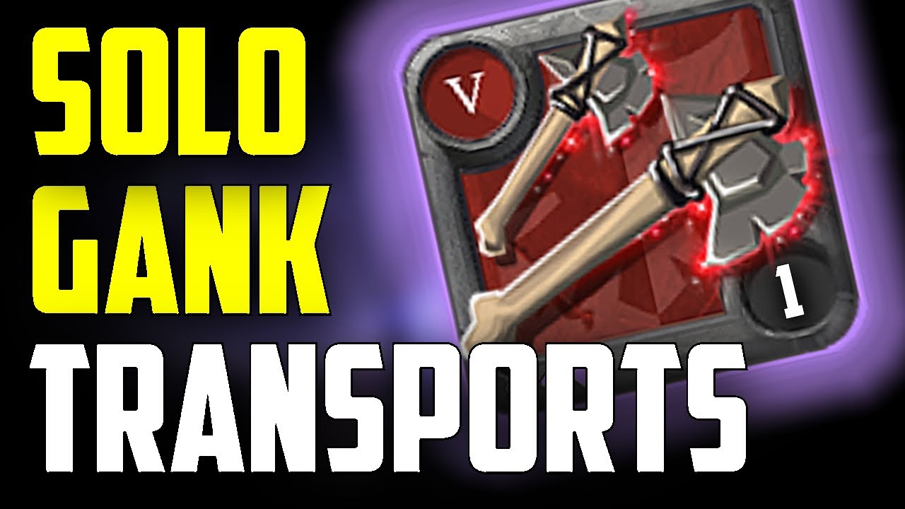 IF YOU PRACTICE, KILLING TRANSPORTS SOLO BECOMES EASY | ALBION ONLINE | BEAR PAWS PVP