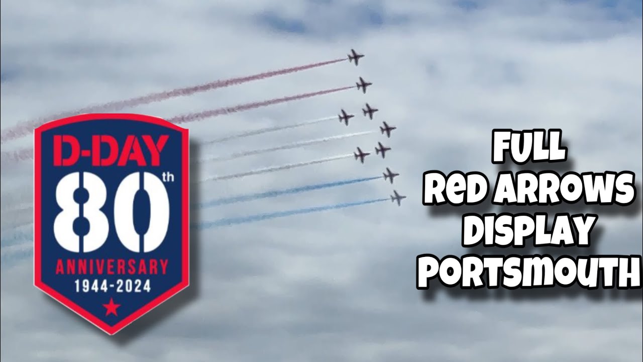 FULL Red Arrows Display - Portsmouth D Day 80
