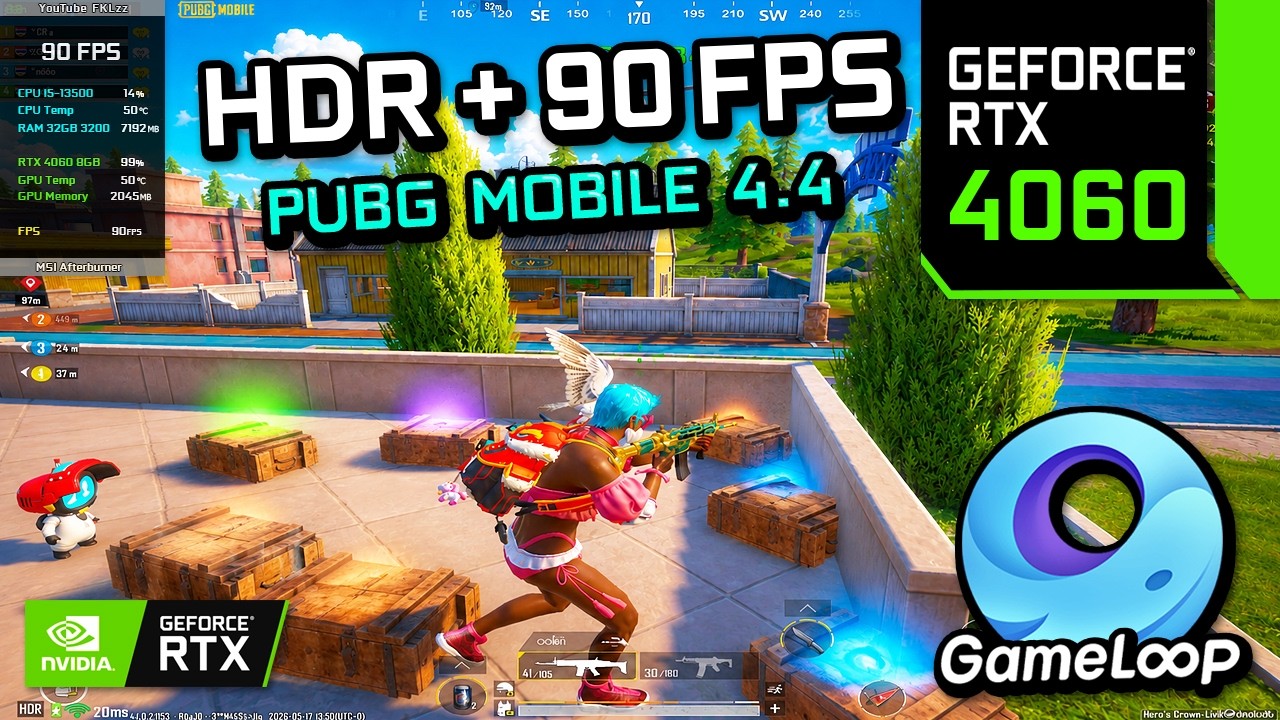 PUBG MOBILE PC 4.4 Update! 🔥 HDR + 90 FPS Gameloop Emulator (2026)