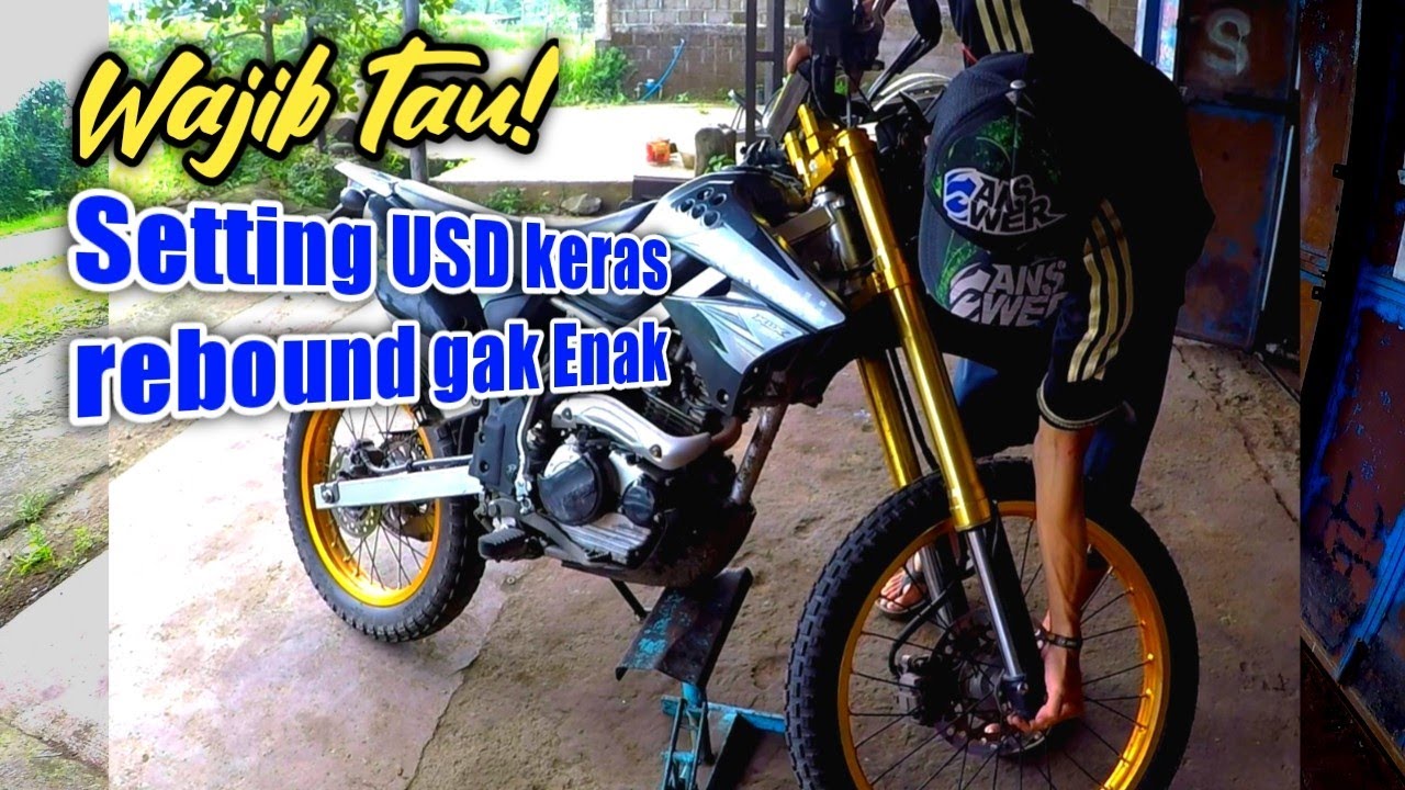Gampang banget! Cara mengatasi usd (upside down) keras reboud tidak enak