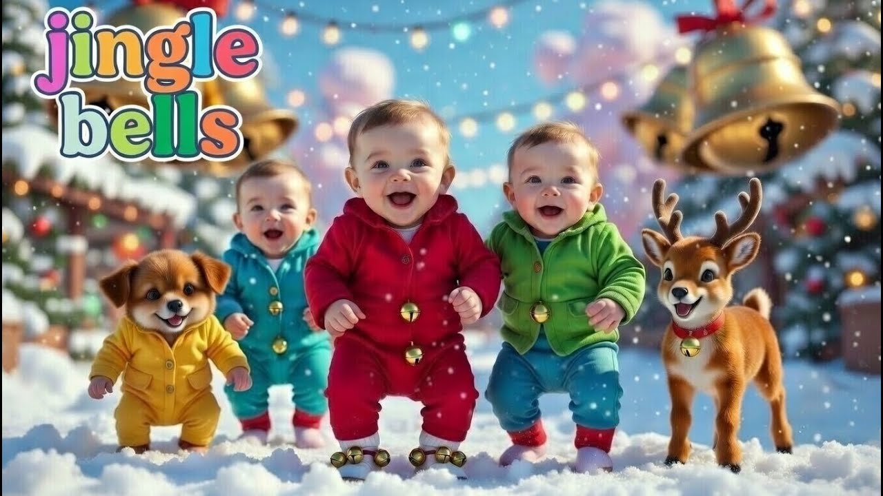 Jingle Bells with Dancing Babies 👶🎶