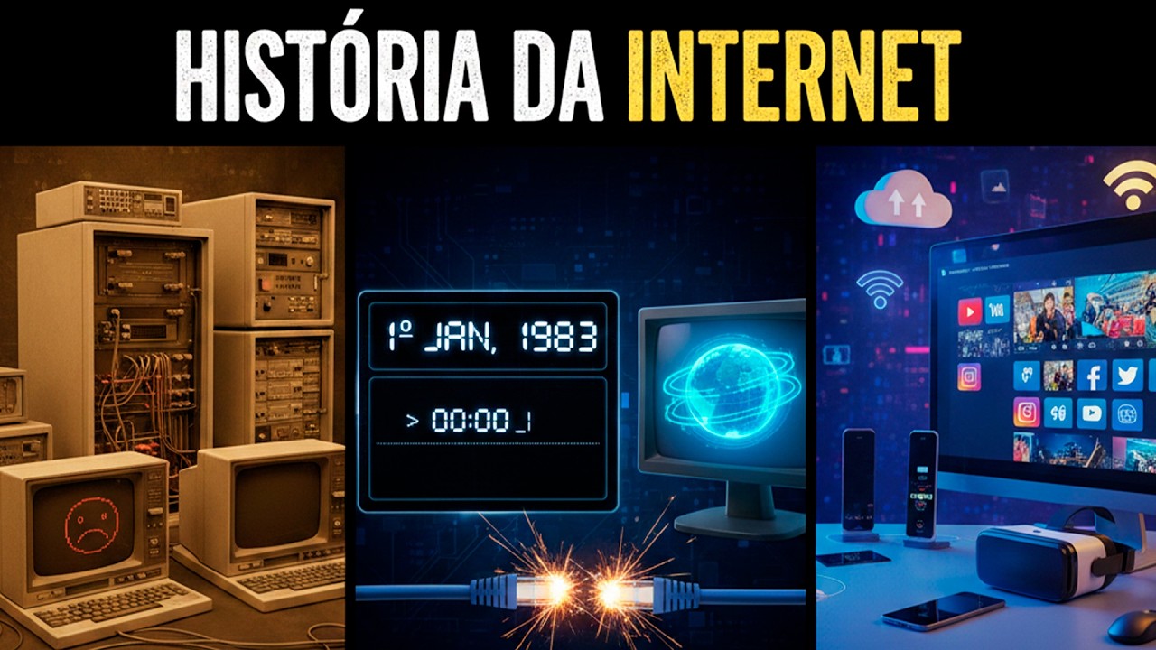 Como a Internet Foi Criada: Dos Primeiros Cabos aos Protocolos que Conectam o Planeta