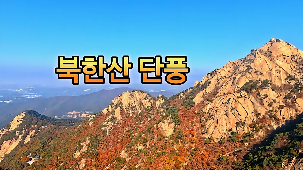 북한산 단풍산행/태고사,부황사,비봉능선 예뻐요/2025.11.04
