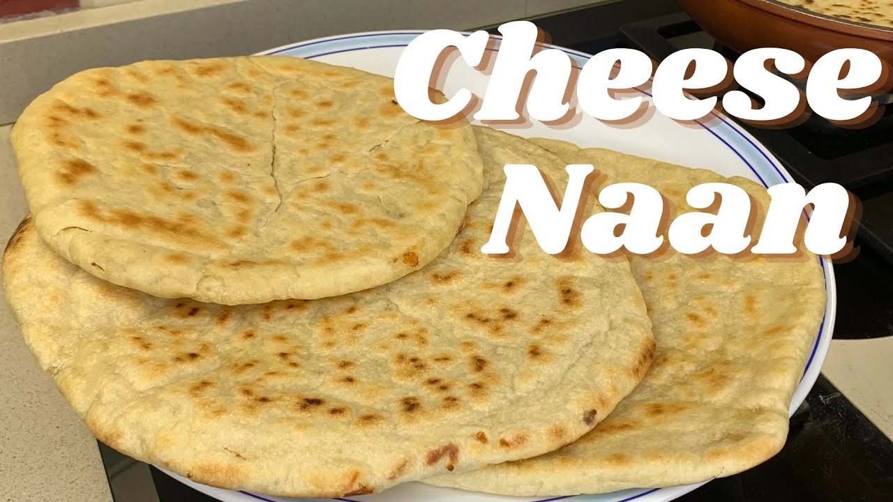 CHEESE NAAN 🫓• O PÃO ÍNDIO COM QUEIJO