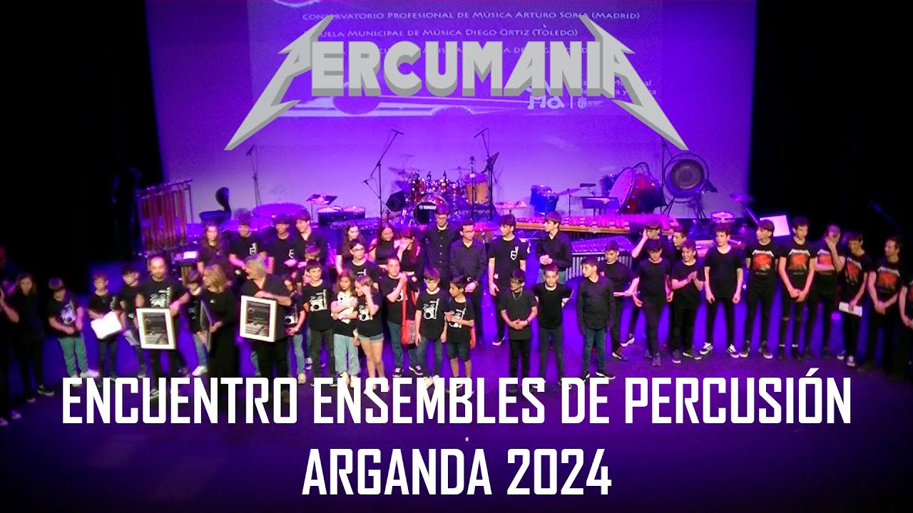 Percumanía   Encuentro Ensembles Percusión Arganda 2024