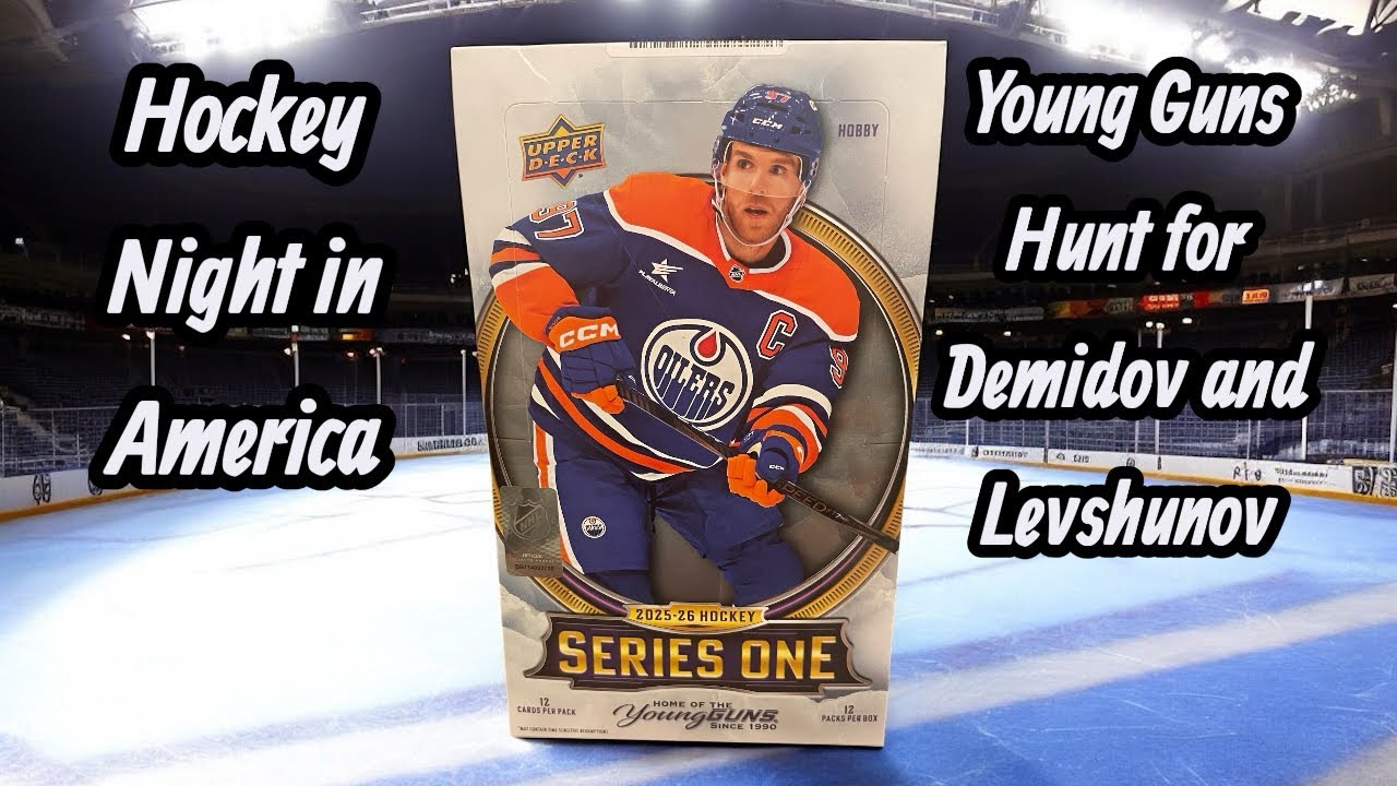 First Look: 2025-2026 Upper Deck Hockey Series One!  Chasing the Young Guns of Demidov and Others!