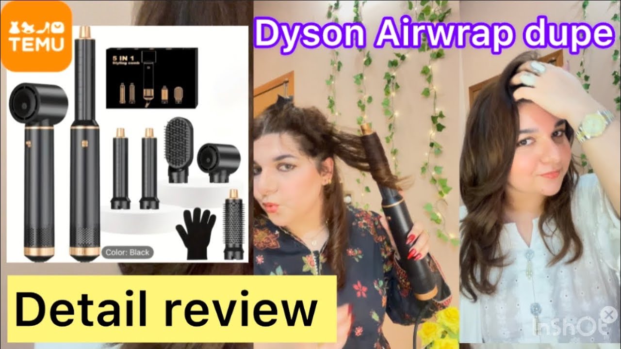 Dyson Airwrap dupe from temu under 5k 😍😍 detailed review |Rimsha| urdu and hindi review