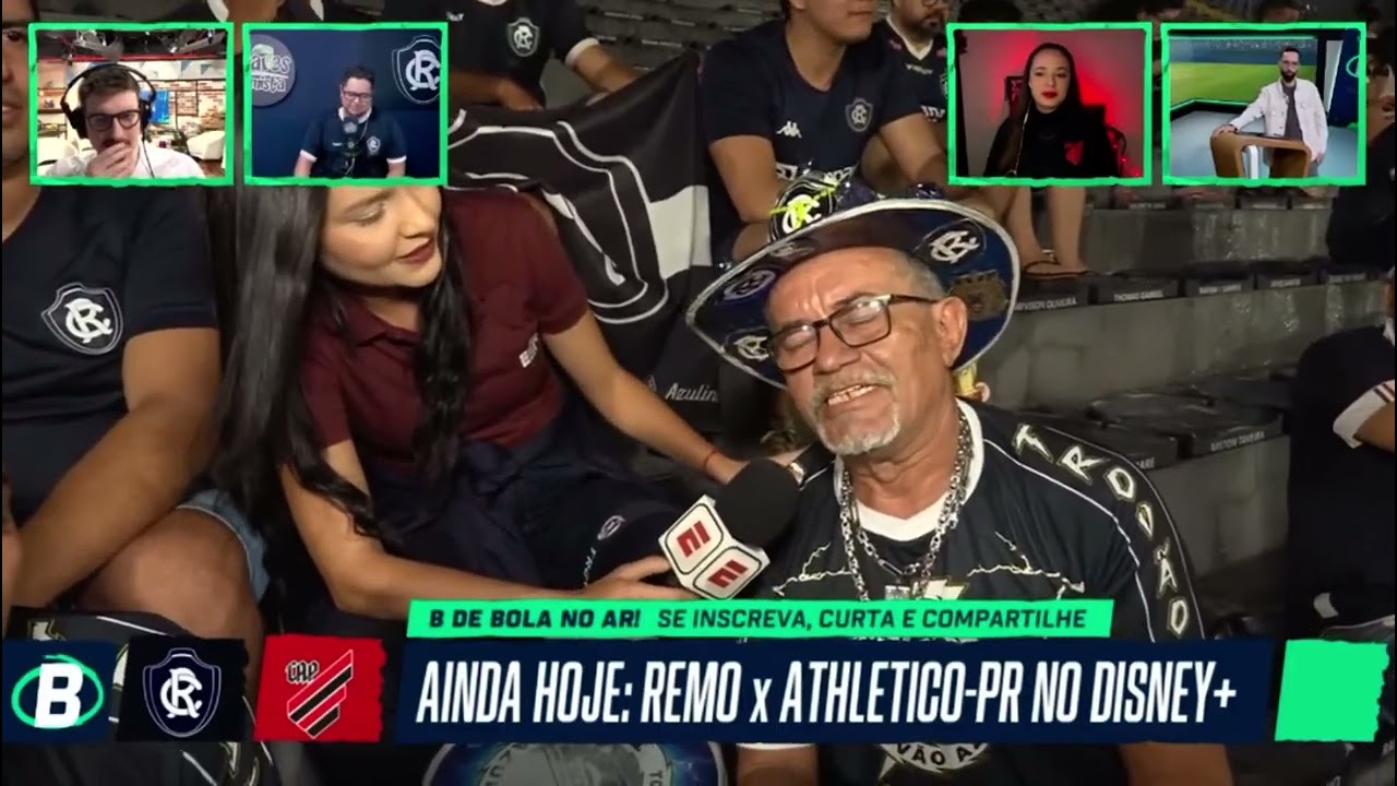 Remo 2 x 1 Athletico-Pr / esquenta na torcida