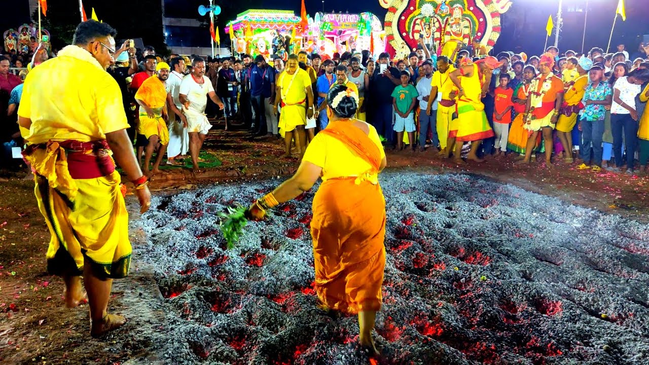 தீமிதி திருவிழா 2024 | DROWPATHY AMMAN FIRE WALKING Part 3 | Bengaluru Largest fire walk festival