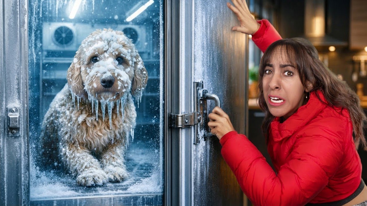 My Dog is STUCK in a FREEZER!
