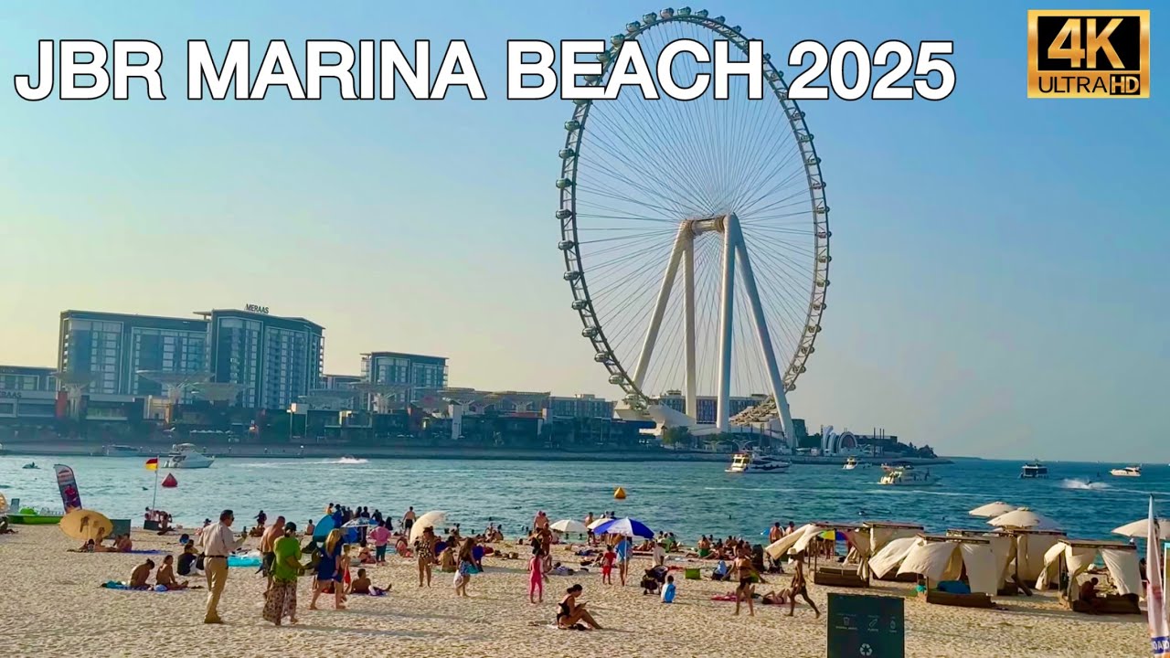 JBR Beach Dubai 2025 | Dubai’s Most Luxurious Free Beach Walk 🌴🇦🇪