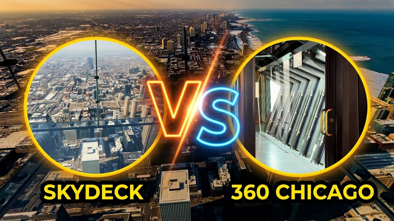 Skydeck vs Chicago 360 — Which Chicago View Wins? | 4K POV Walk