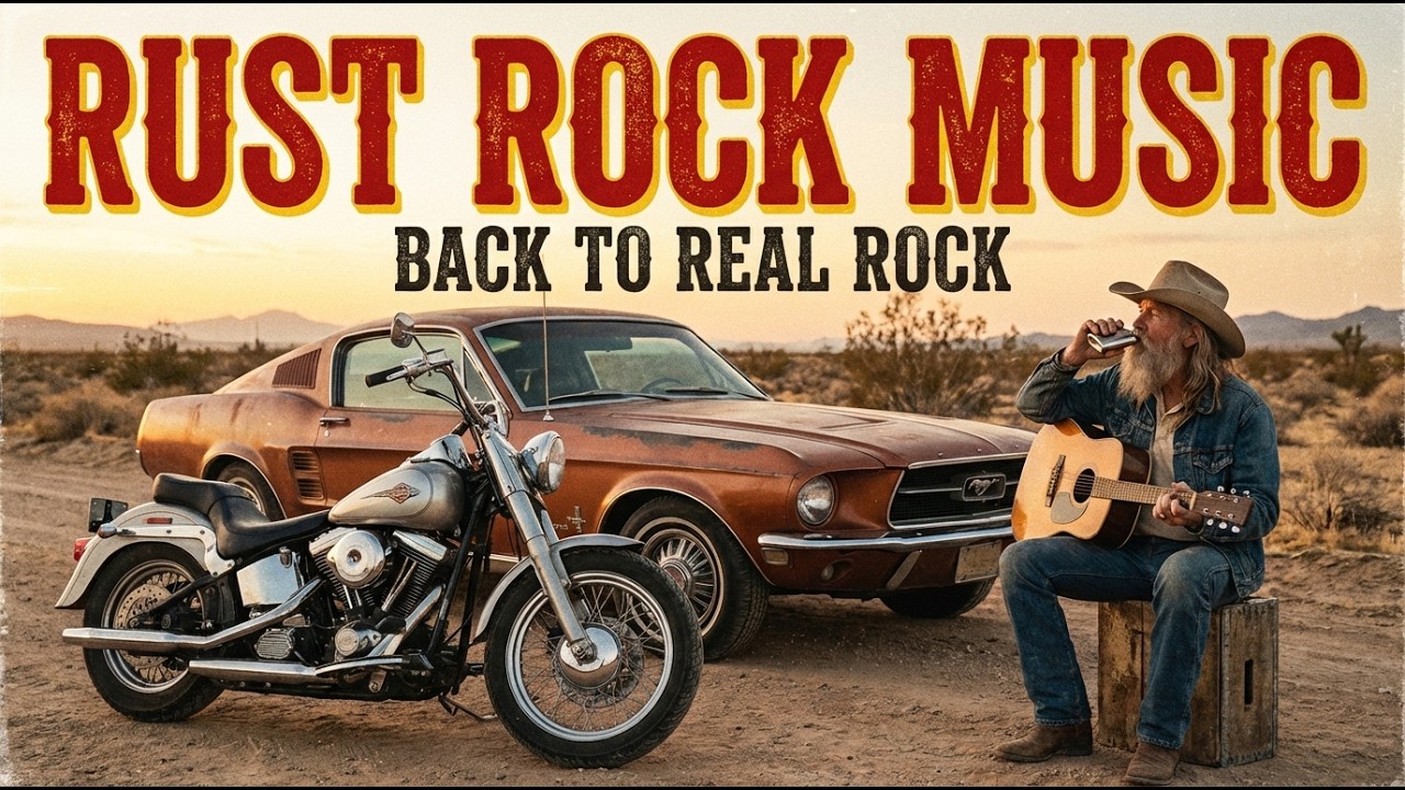 Rust Rock Road Trip Mix 🚗🔥 Heavy Guitar Riffs, Wild Freedom & Desert Highway Rock Vibes
