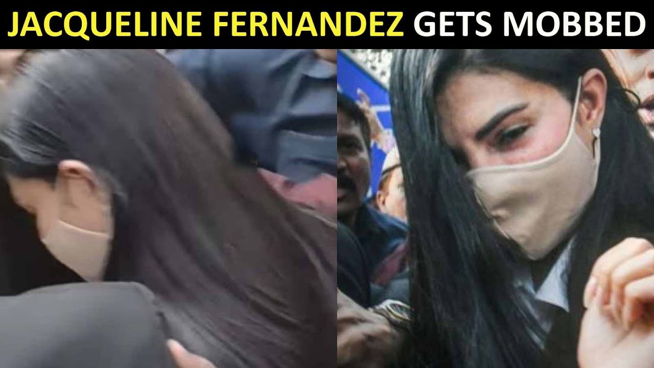 OMG! Jacqueline gets heckled by an unruly crowd outside Delhi court