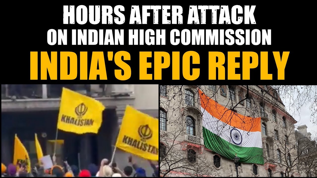 Khalistan Supporters Attack Indian High Commission in London Amid Crackdown on Amritpal Singh