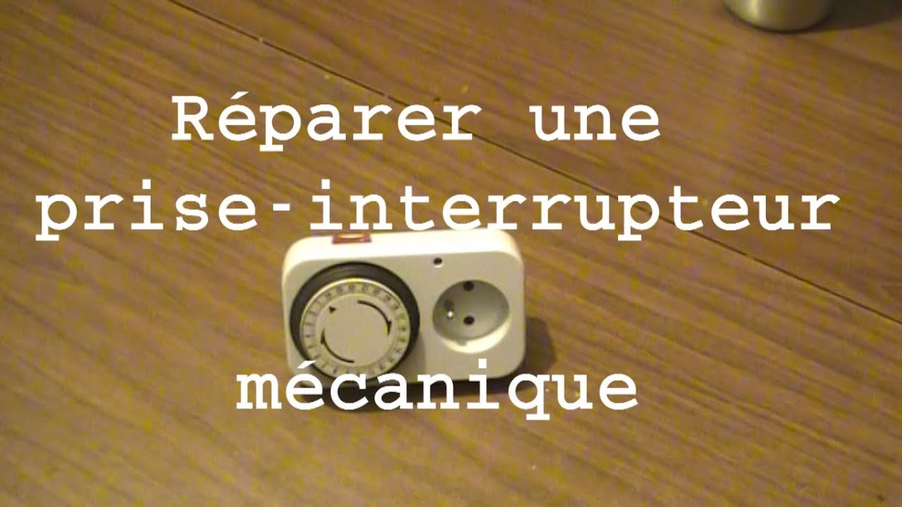 Réparer prise-interrupteur