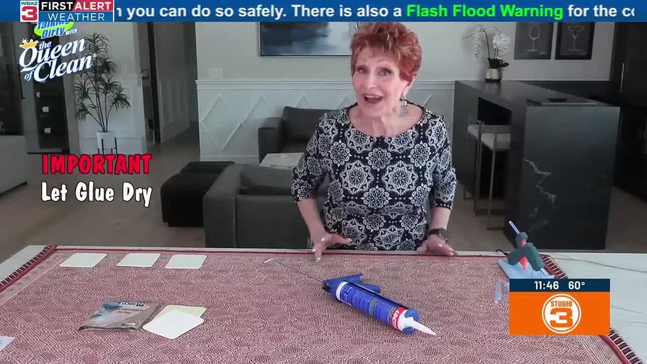 Queen of Clean | Keep rugs from sliding on hardwood floors