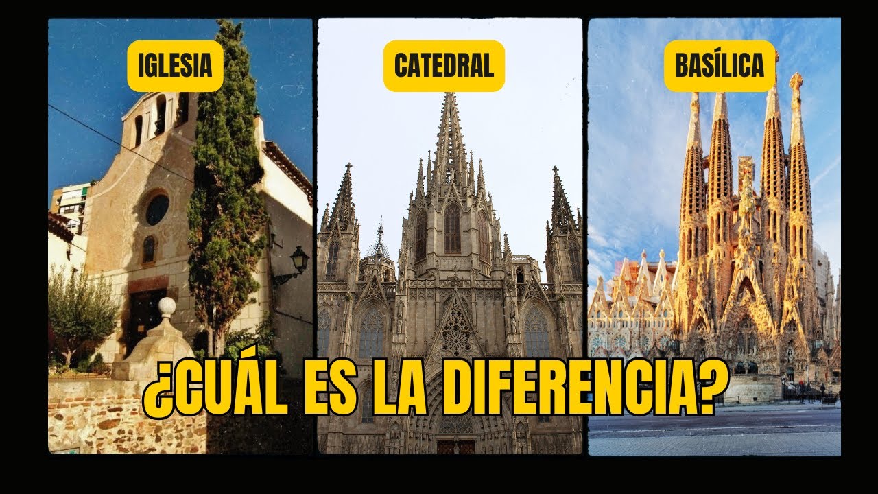 ¿Cual es la diferencia entre TEMPLO, IGLESIA, PARROQUIA, CATEDRAL, BASILICA, CAPILLA, SANTUARIO...?