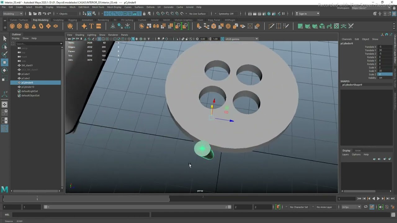 MODELADO PARA PRINCIPIANTES EN MAYA 2020 (Mesa)