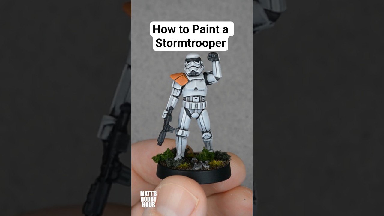 Paint a Stormtrooper! Star Wars Legion #miniatures #starwars #stormtrooper #painting