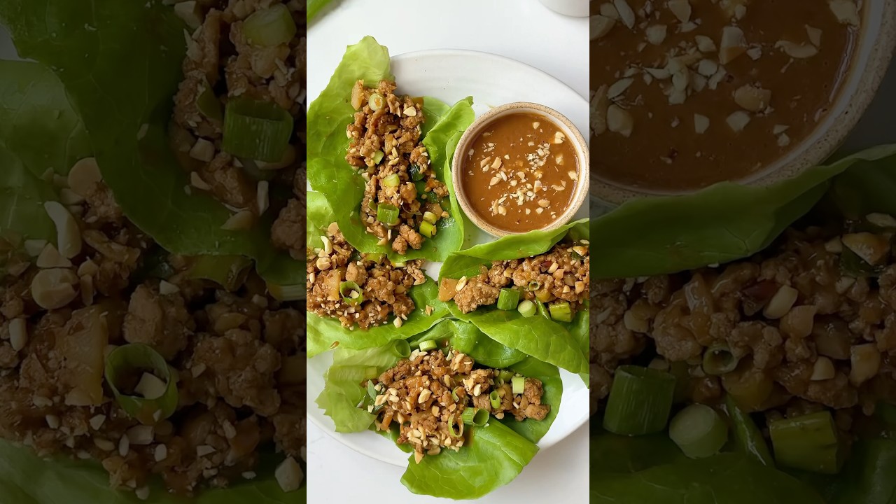 Asian Chicken Lettuce Wraps | Eating Bird Food #lowcarb #mealprep #lettucewrap