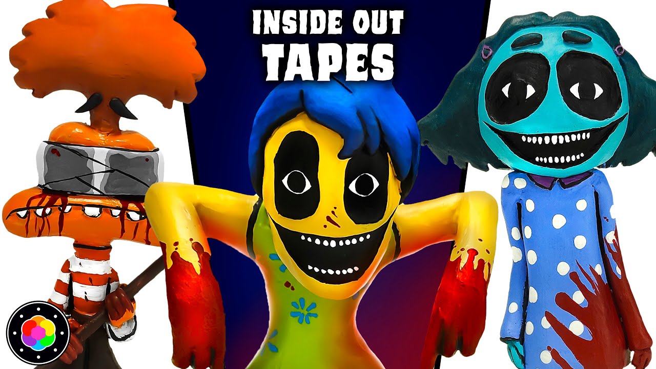 CONOCE INSIDE OUT TAPES! Las emociones son un trastorno mental.. Esculturas Plastilina | PlastiVerse