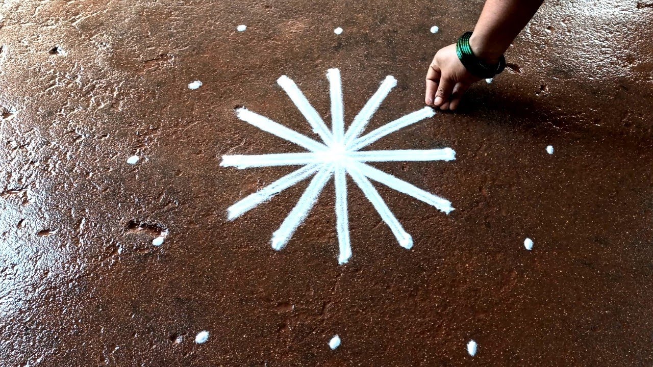 Maasi masam simple padi kolam|5*3 Friday special kolam designs|pandaga design muggulu|super rangoli