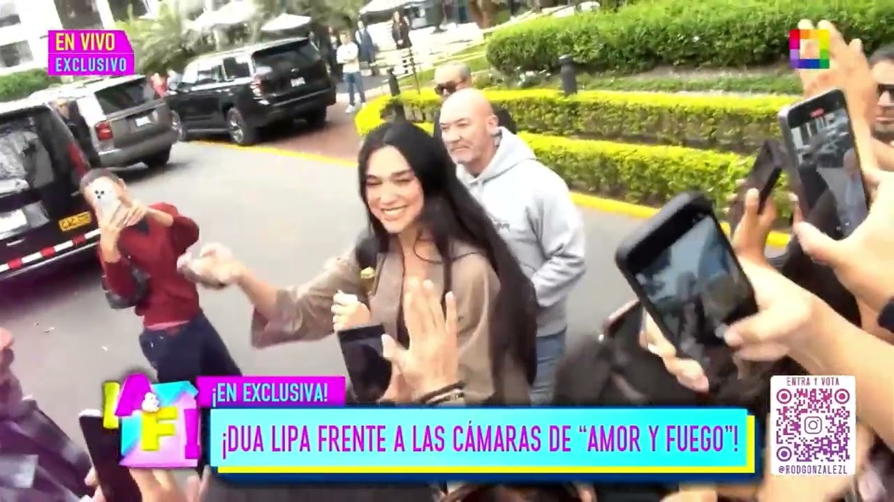 Amor y Fuego - NOV 26 - DUA LIPA FRENTE A LAS CÁMARAS DE “AMOR Y FUEGO” | Willax