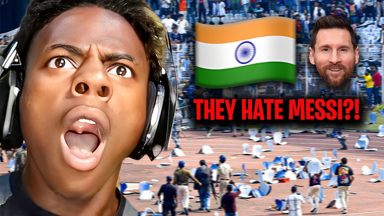 IShowSpeed&rsquo;s Reaction to MESSI Visiting INDIA 😭 *LOSES IT*