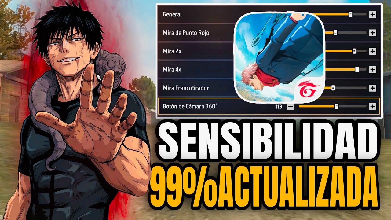 ACTUALIZADA 2026!👹LA MEJOR SENSIBILIDAD PARA PEGAR TODO ROJO EN LA NUEVA ACTUALIZACIÓN FREFIRE 💀! 
